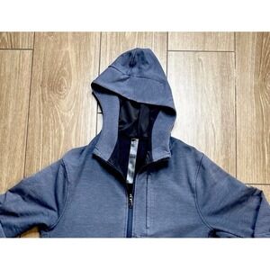 Lululemon Jacket Men's Size Medium Blue Full Zip Hoodie "sojourn"  Athletic Gym